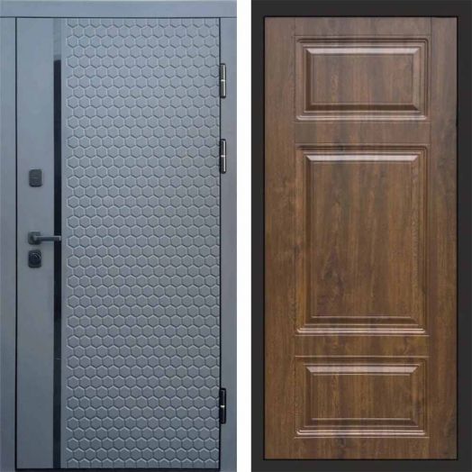 Входная дверь Termo-door Simple Графит - Лион Дуб