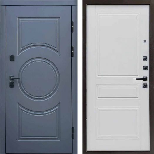 Входная дверь Termo-door Сфера - Классик Белый софт