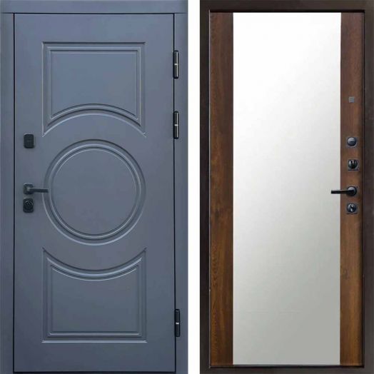 Входная дверь Termo-door Сфера - Зеркало Дуб