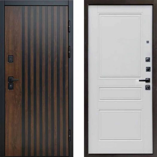 Входная дверь Termo-door Кантри - Классик Белый софт