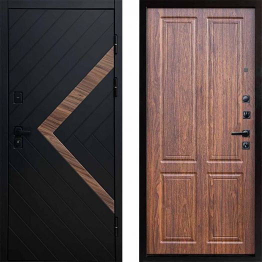 Входная дверь Termo-door Плэй - Орех стандарт