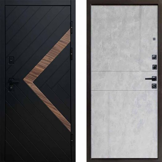 Входная дверь Termo-door Плэй - Горизонт Бетон светлый