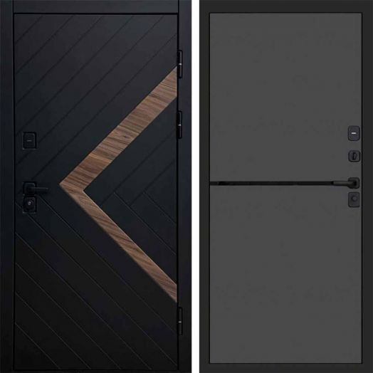 Входная дверь Termo-door Плэй - Нео Графит