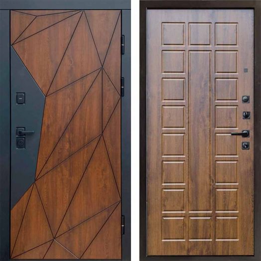 Входная дверь Termo-door Геометрия - Престиж Дуб