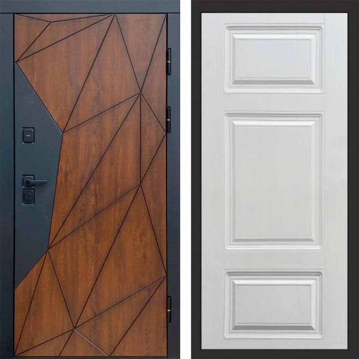 Входная дверь Termo-door Геометрия - Лион Лиственница
