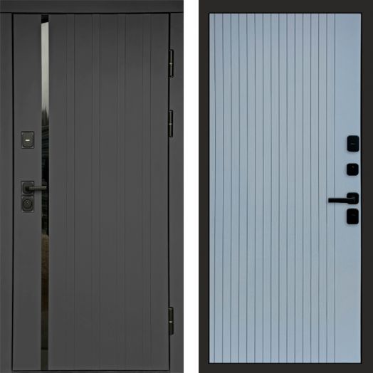 Входная дверь Termo-door Роял Графит - FLAT Грей софт