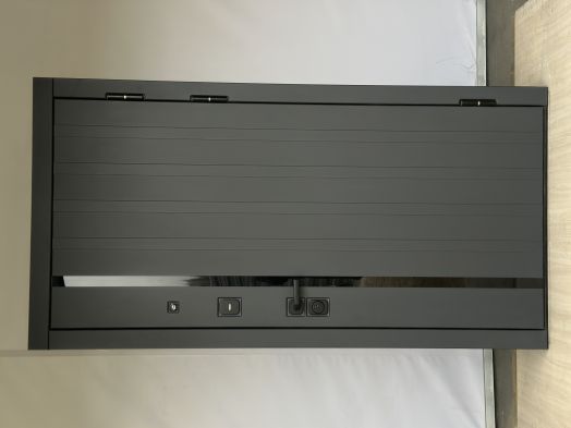 Входная дверь Termo-door Роял Графит - FLAT Черный кварц