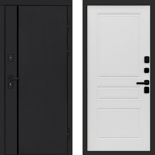 Входная дверь Termo-door Урбан Black - Классика Лиственница