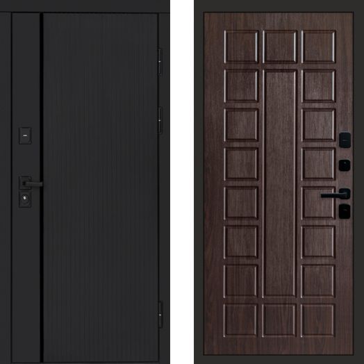 Входная дверь Termo-door Урбан Black - Престиж Венге