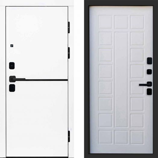 Входная дверь Termo-door Тренд WHITE - Престиж Белое дерево