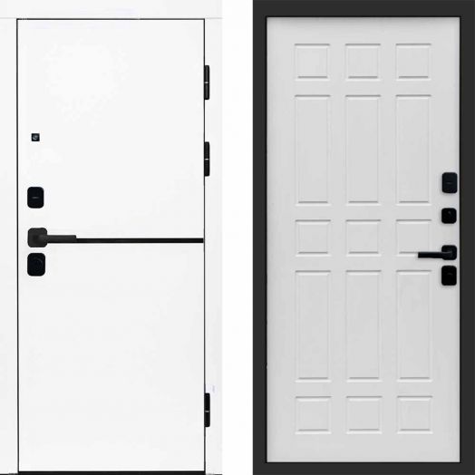 Входная дверь Termo-door Тренд WHITE - Спарта Белое дерево