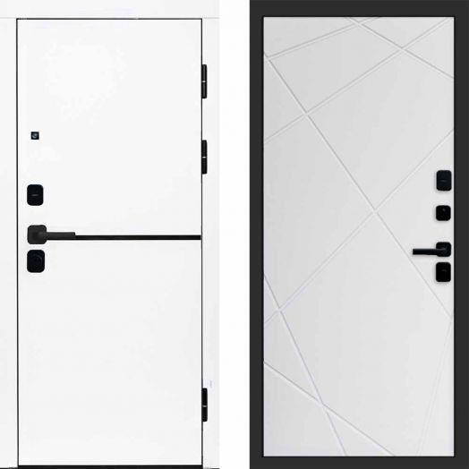 Входная дверь Termo-door Тренд WHITE - Лучи Белый
