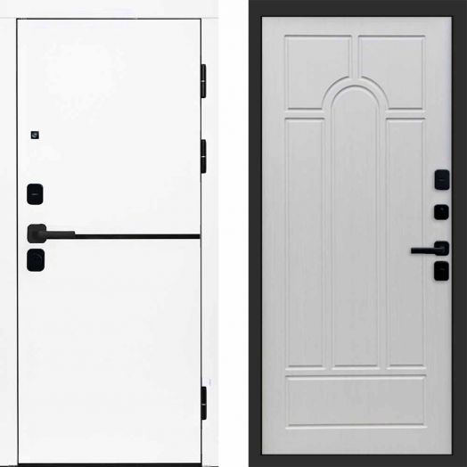 Входная дверь Termo-door Тренд WHITE - Арка Лиственница