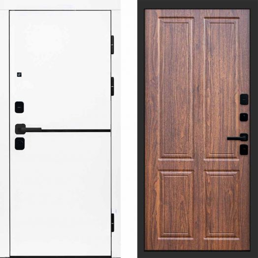 Входная дверь Termo-door Тренд WHITE - Стандарт Орех