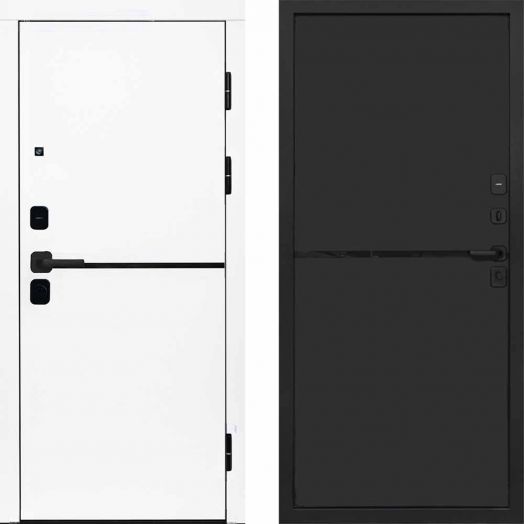 Входная дверь Termo-door Тренд WHITE - Нео Black