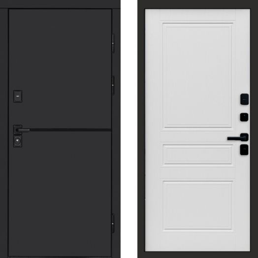 Входная дверь Termo-door Тренд Black - Классика Лиственница