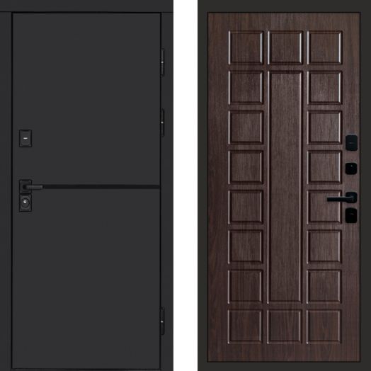 Входная дверь Termo-door Тренд Black - Престиж Венге