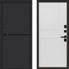 Входная дверь Termo-door Тренд Black - Горизонт Белый