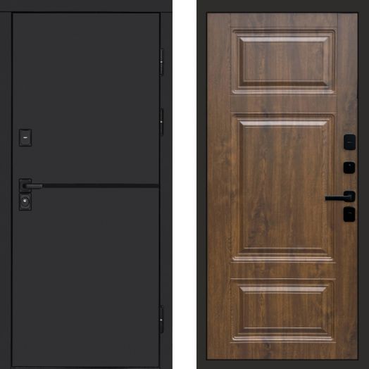 Входная дверь Termo-door Тренд Black - Лион Дуб
