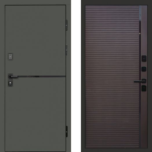 Входная дверь Termo-door Тренд Грин - Porte Шоколад