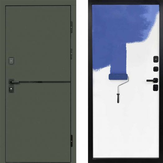 Входная дверь Termo-door Тренд Грин - Грунт под покраску