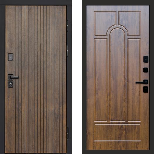Входная дверь Termo-door Твист Ультра - Арка Дуб