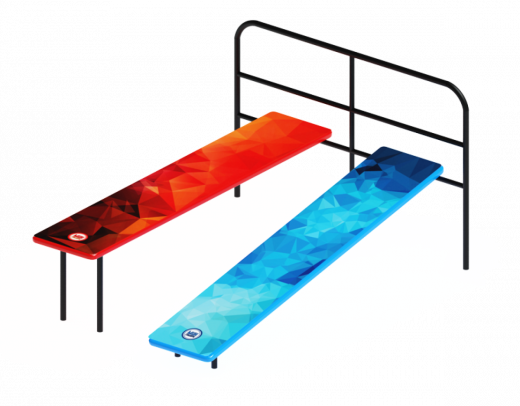Скамья для пресса двойная 2000х1500х1000