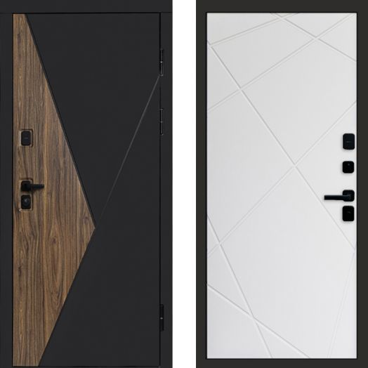 Входная дверь Termo-door Матрикс Ультра - Лучи Белый