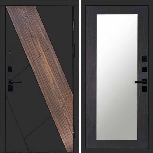Входная дверь Termo-door Нова - Зеркало триумф Венге