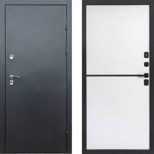 Входная дверь Termo-door Техно Графит - Нео White