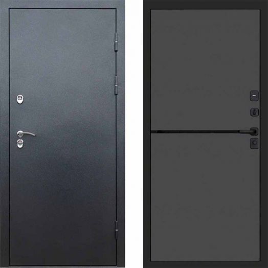Входная дверь Termo-door Техно Графит - Нео Графит