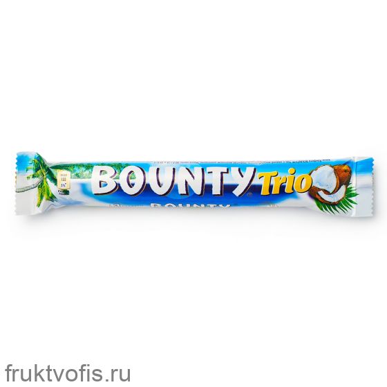 Батончик «Баунти Трио» 82,5г