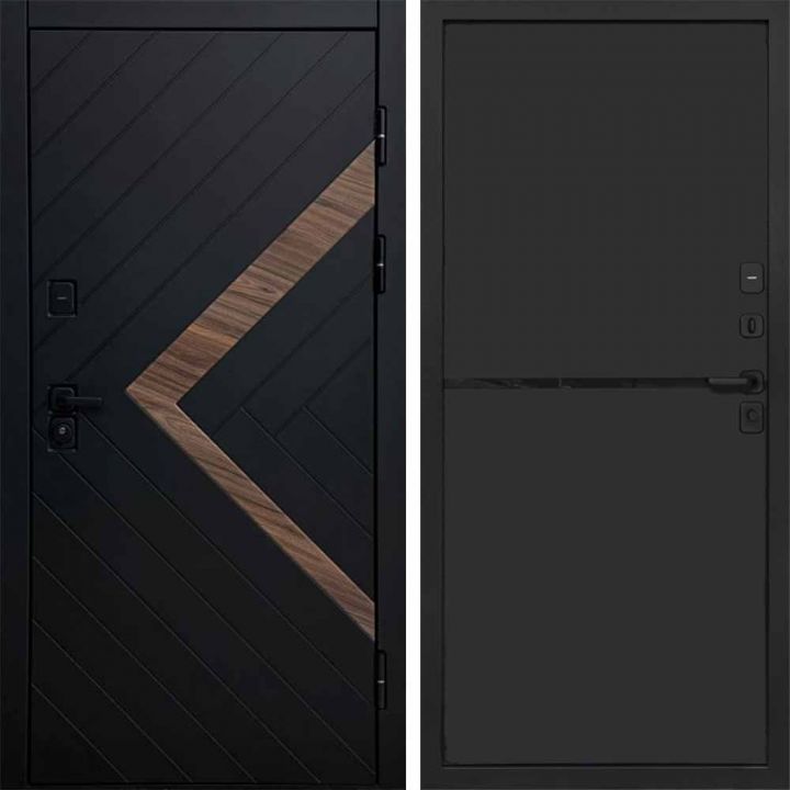 Входная дверь Termo-door Плэй - Нео Black