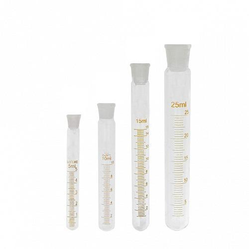 Пробирка мерная ПМ-2-25-14/23, 25 мл, 17х210 мм, стекло, шлиф 14/23, 10 шт/упак