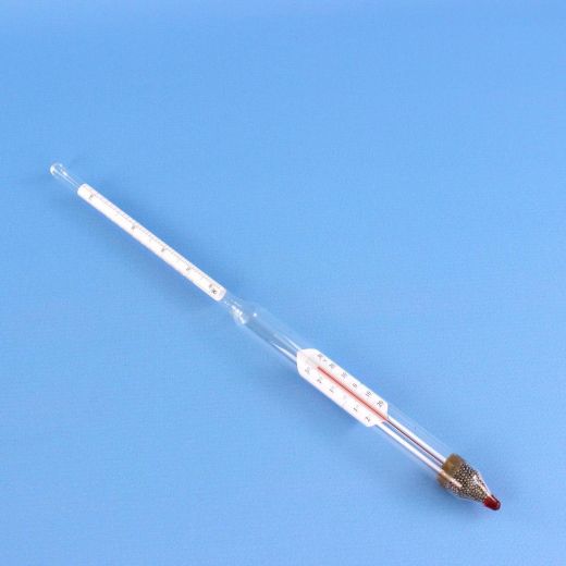 Ареометр для спирта АСПТ (60...100%), с термометром, (ГОСТ 18481-81)