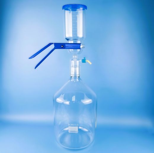 Система вакуумной фильтрации "MicroFilter-5Drops", приемная колба 10000 мл, с расширенной воронкой на 1000 мл