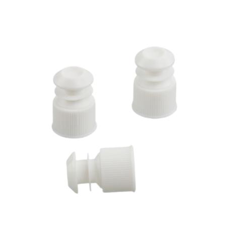 Пробки для пробирок диаметром 16 мм, пэт, белые, 500 шт/упак