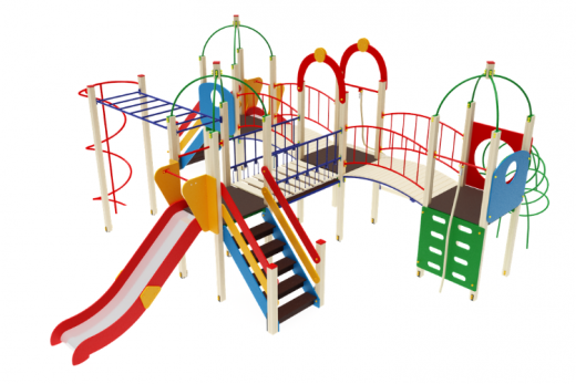 Детский игровой комплекс Навина Горка 1200 8080х7040х3320