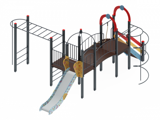 Детский игровой комплекс Навина Горка 1200 6870х5850х3320