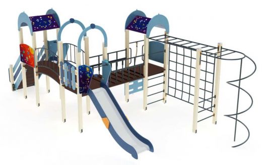 Детский игровой комплекс Городок Горка 1200 8050х3540х3000