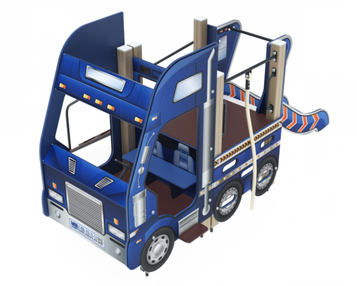 Детский игровой комплекс Грузовичок Горка 750 3350х2100х1800