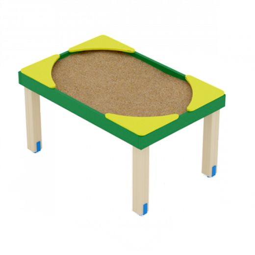 Песочница Забота солнышко 800 1050х1550х800