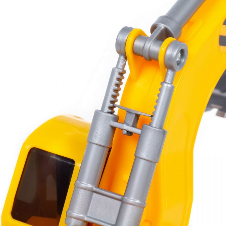 Гусеничный экскаватор "Профи" (со светом и звуком) (в сеточке)