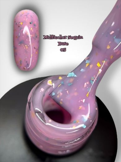 MSB05 база камуфлирующая "MULTYCOLOR SEQUIN"   