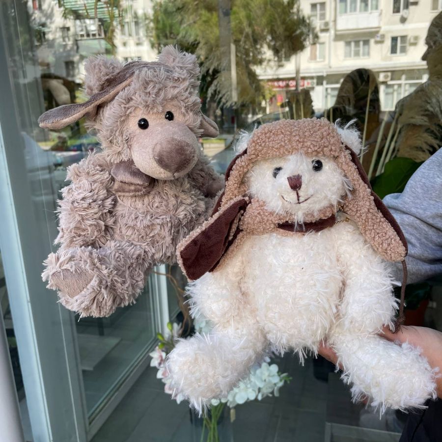 Мишки мягкие в ассортименте