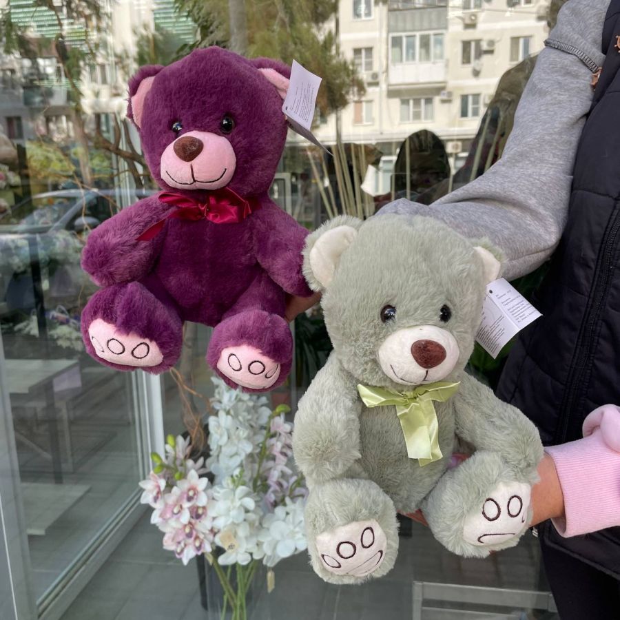 Мягкая игрушка "Цветной медвежонок"