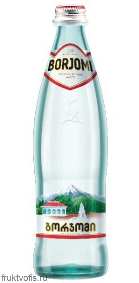 Вода лечебно-столовая «Боржоми» газированная (ст/б) 0,5л Грузия