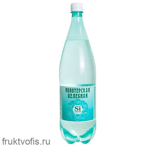 Вода лечебно-столовая «Новотерская целебная» газированная (пэт) 1,5л