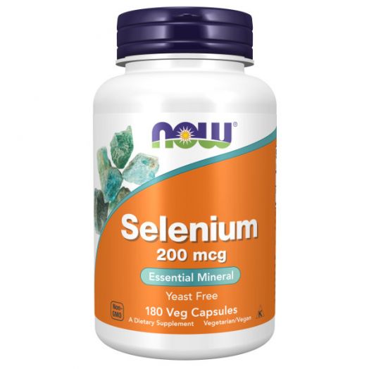 NOW Selenium 200 mcg / Селен / 90 капсул