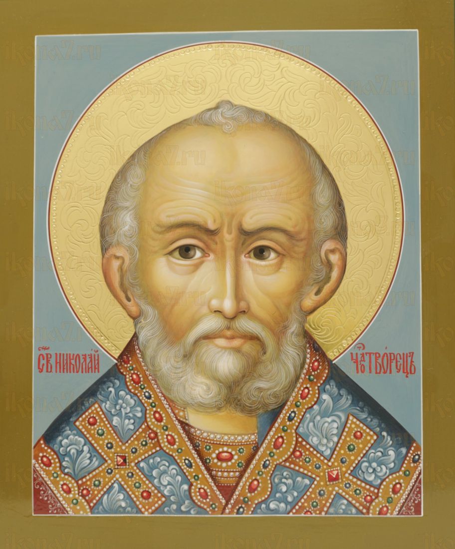 Икона Николай Чудотворец Святитель (UV-печать)(10407)